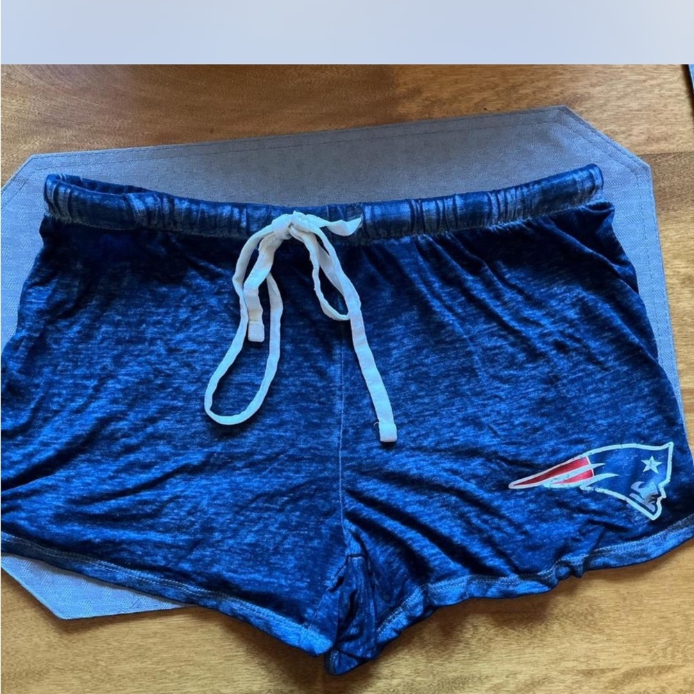 New England Patriots NFL Women's Blue Athletic Shorts